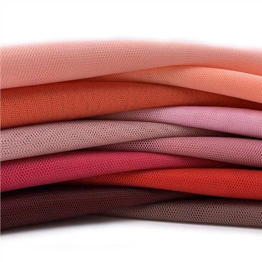 100%polyester sekskantet mesh stoff