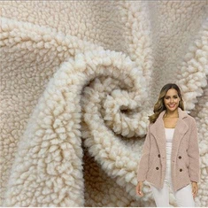 Sherpa-stoff i 100 % polyester